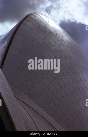 Details der Segel-Dach des Sydney Opera House, Sydney Australien Stockfoto
