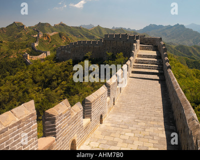 Great Wall Of China an in Jinshanling nahe Peking Stockfoto