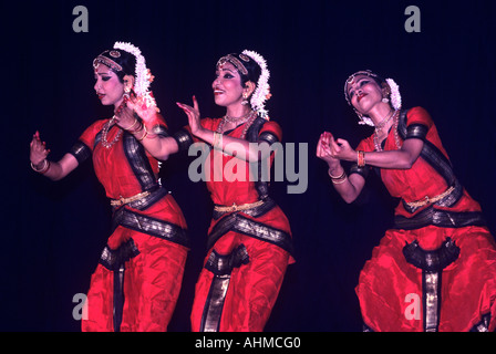 BHARATHANATYAM KÜNSTLER KERALA Stockfoto