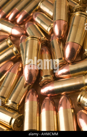 Munition 9mm Stockfoto