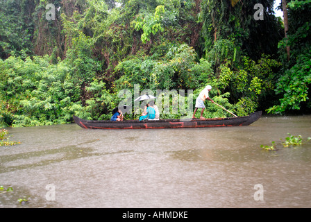 LEBEN WÄHREND DER MONSUN IN KERALA Stockfoto