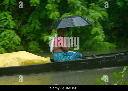 LEBEN WÄHREND DER MONSUN IN KERALA Stockfoto