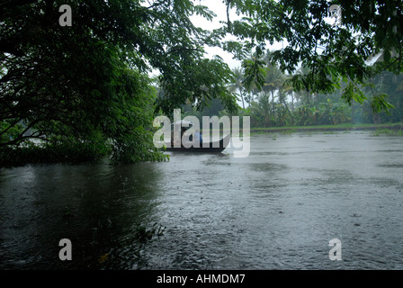 LEBEN WÄHREND DER MONSUN IN KERALA Stockfoto