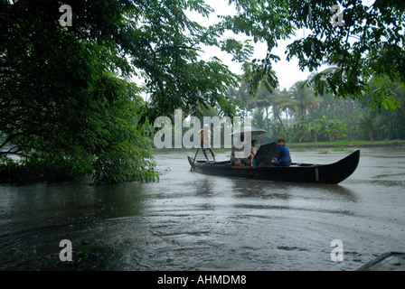 LEBEN WÄHREND DER MONSUN IN KERALA Stockfoto