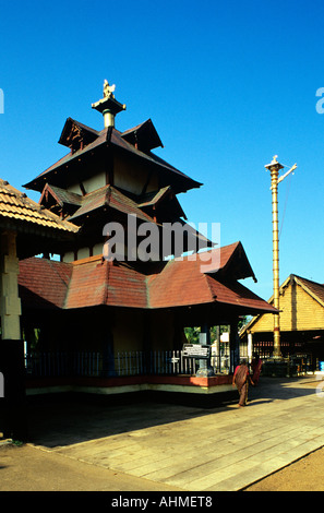 PARTHASARATHY TEMPEL ARANMULA KERALA Stockfoto