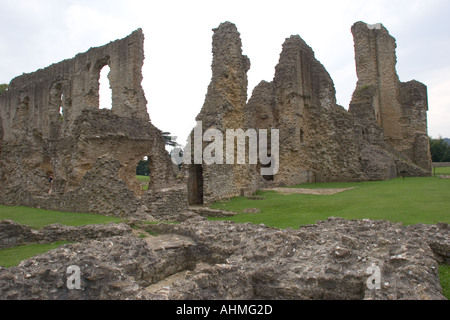 Ruinen von Sherborne Old Castle Dorset GB UK Stockfoto