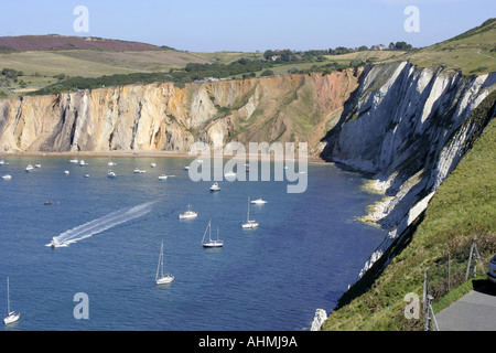 Alaun-Bucht auf der Isle Of Wight Stockfoto