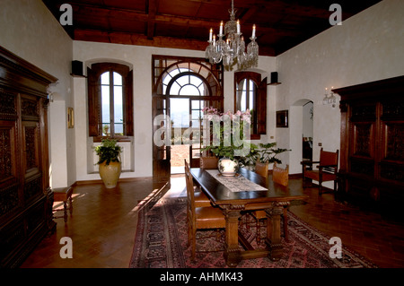 Toskana Italien, Fattoria Valle, Landsitz Anwesen, Herrenhaus Villa Stockfoto