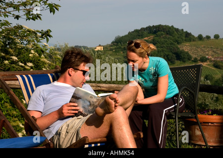 Toskana Italien, Fattoria Valle, Landsitz Anwesen, Herrenhaus Villa Stockfoto