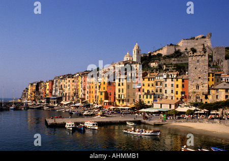 Portovenere La Spezia Rivera di Levante Italien Hafen Hafen Stockfoto