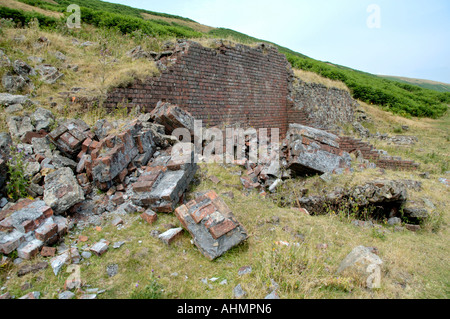 Gelände der ehemaligen Zeche Henllys im 19. Jahrhundert geschlossen 1927 einmal geöffnet beschäftigt mehr als 1000 Männer nr obere Cwmbran South Wales UK Stockfoto