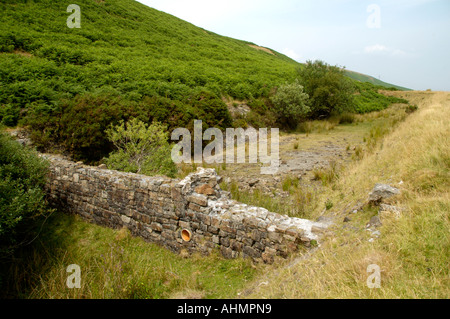 Gelände der ehemaligen Zeche Henllys im 19. Jahrhundert geschlossen 1927 einmal geöffnet beschäftigt mehr als 1000 Männer nr obere Cwmbran South Wales UK Stockfoto