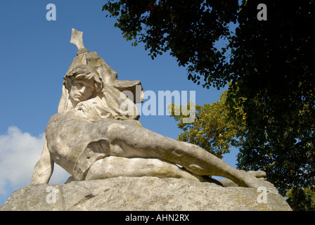 "Les Veteranen" großen Krieg-Denkmal, Chatellerault, Vienne, Frankreich. Stockfoto