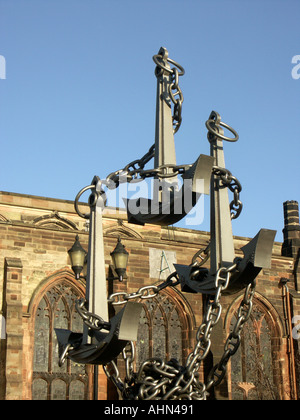 St Edithas und Colin Grazier Memorial in Tamworth Stockfoto