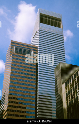 New York City das Citigroup Center Building, die ehemalige Zentrale des Citicorp Center Building, in Midtown Manhattan. Citibank (oder Citi) Wolkenkratzer. Stockfoto