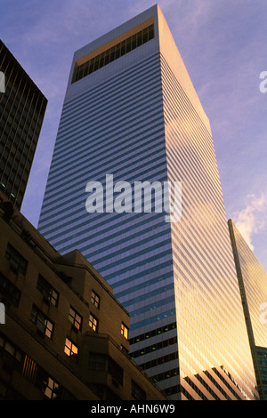 New York City Citigroup Center Gebäude Wolkenkratzer Zentrale. Citibank Midtown Manhattan: 601 Lexington Avenue. Ehemaliges Citicorp Center Building. Stockfoto