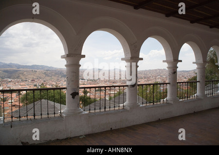 Plaza Pedro de Anzares, einem großen Platz mit Blick auf die Stadt von Sucre, Bolivien Stockfoto