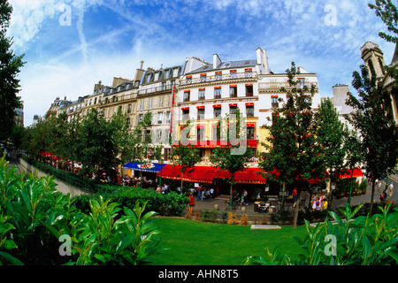 Europa Frankreich Paris Marais Viertel Right Bank Stockfoto