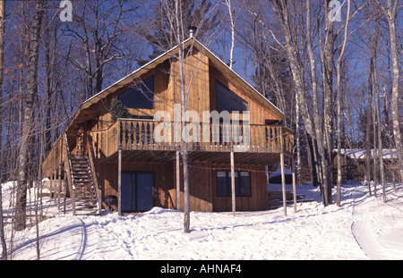 Wisconsin im winter Stockfoto