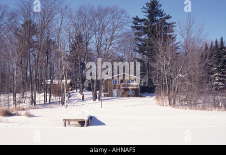 Wisconsin im winter Stockfoto