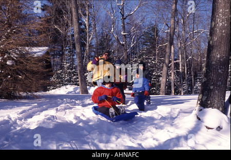 Wisconsin im winter Stockfoto