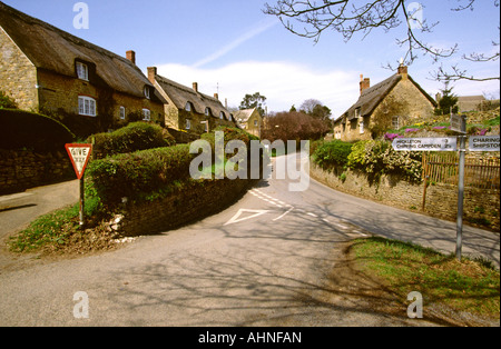 UK Gloucestershire Ebrington Dorf in der Nähe von Chipping Campden Stockfoto