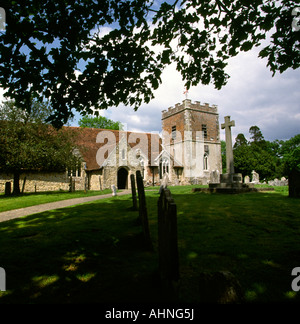 UK Hampshire Boldre Kirche des Hl. Johannes des Täufers Stockfoto