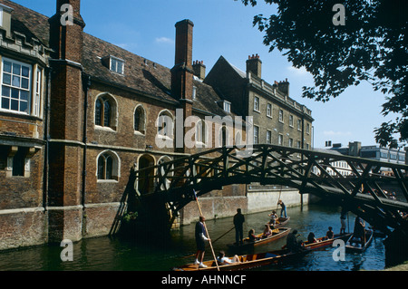 Mathematische Brücke queens College in cambridge Stockfoto