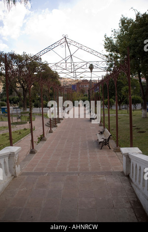 Parque Simon Bolivar, Sucre, Altiplano, Bolivien Stockfoto