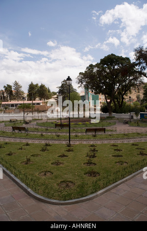 Parque Simon Bolivar, Sucre, Altiplano, Bolivien Stockfoto