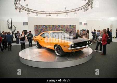 Ein Kunstwerk von Richard Prince auf dem Display auf der Frieze Art Fair, Regenten, Park, London, UK. Stockfoto