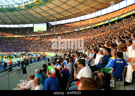 Laola-Welle im WM-Finale 2006 (3) Stockfoto