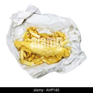 Traditionelle englische Fish &amp; Chips Stockfoto