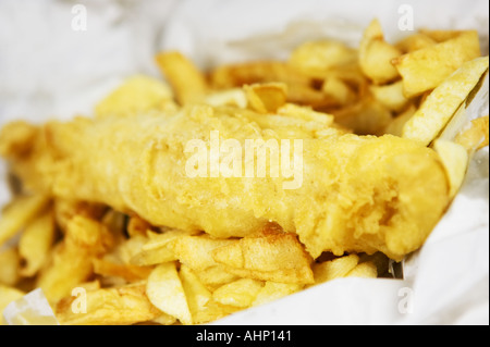 Traditionelle englische Fish &amp; Chips Stockfoto