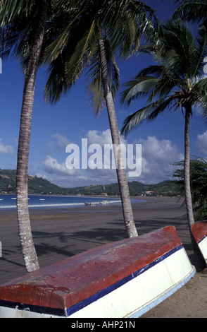 Strand-Szene in der Kurstadt San Juan del Sur, Nicaragua Stockfoto