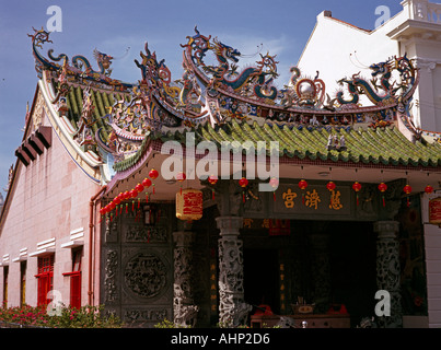 Malaysia Penang Kuan Yin Teng Tempel Dach Stockfoto