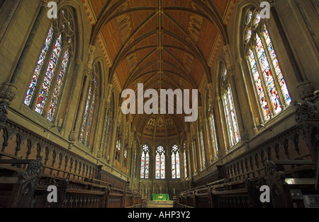 St. Johns College Kapelle innen Cambridge Cambridgeshire England GB UK EU Europa Stockfoto