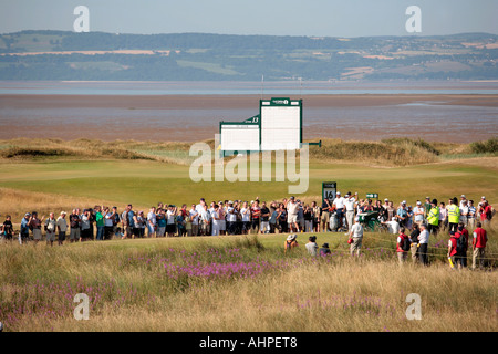 Tiger Woods bei Royal Liverpool im Jahr 2006 Stockfoto