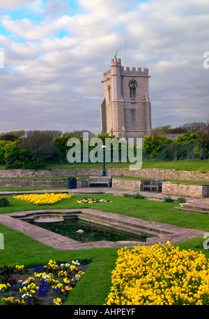 Str. Andrews Kirche, Burnham-on-Sea, Somerset, England Stockfoto