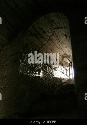 Dungeon-Fenster Stockfoto