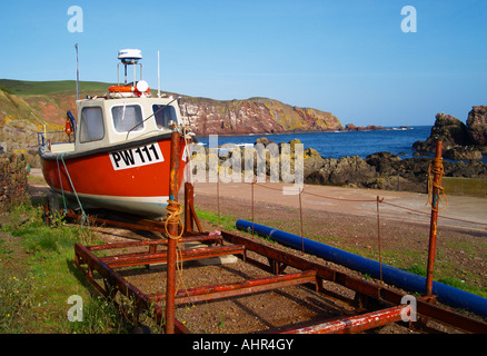 St. Abbs Fischerdorf, schottischen Grenzen UK Stockfoto