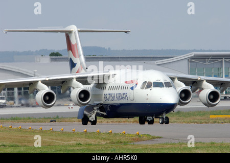 BEA 146-300 British Airways verbinden Passagier Jet Airliner.   XAV 1247-301 Stockfoto