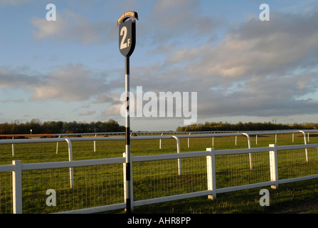 Die Rennbahn in Musselburgh in der Nähe von Edinburgh Midlothian Stockfoto