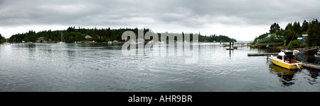 Bamfield BC Vancouver Island, das Tor zu den West Coast Trail Stockfoto