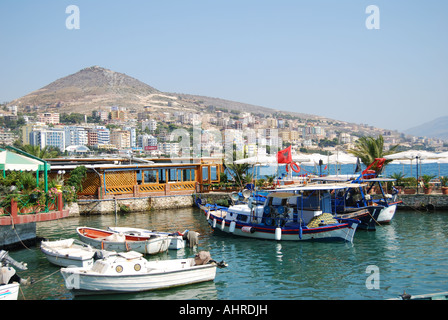 Marina Saranda, Saranda, Grafschaft Vlora, Albanien Stockfoto