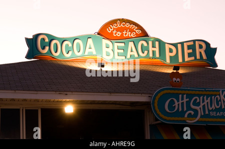 Cocoa Beach Florida Pier USA Stockfoto