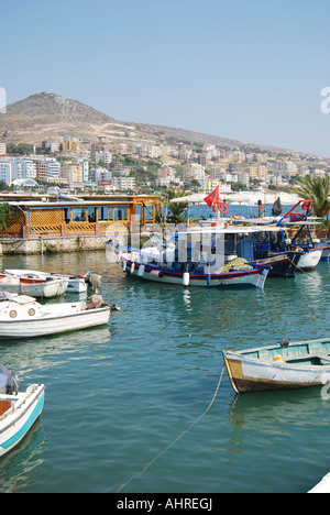 Marina Saranda, Saranda, Grafschaft Vlora, Albanien Stockfoto