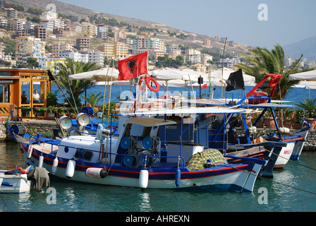 Marina Saranda, Saranda, Grafschaft Vlora, Albanien Stockfoto