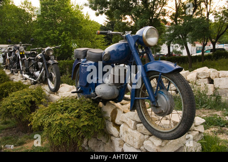 Varna, Morska gradina, Motor, Motorrad, Rückblick, Balkan, Bulgarien Stockfoto