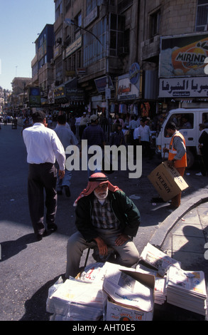 Eine Szene der Stadt Amman Jordanien Stockfoto